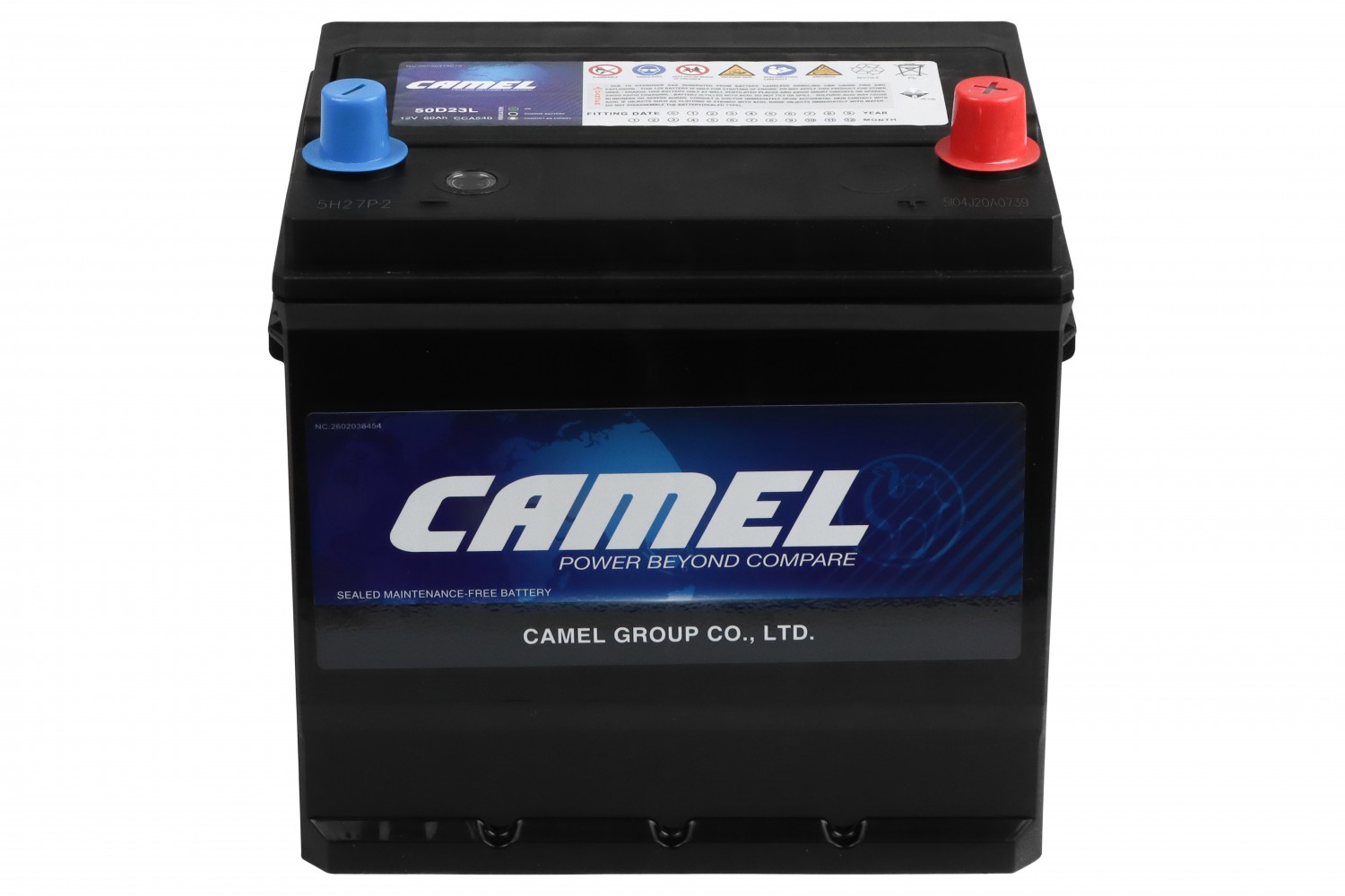 АКУМУЛЯТОРНА БАТАРЕЯ CAMEL НА РІДКОМУ ЕЛЕКТРОЛІТІ ВИКОРИСТОВУЮТЬСЯ ДЛЯ ЗАПУСКУ ПОРШНЕВИХ ДВИГУНІВ 12V 60AH 540A